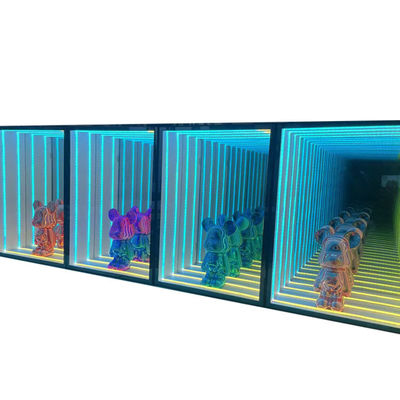 Rode wijn Champagne Bier Abyss Spiegel Display Case voor LED Lichtbron Indoor Outdoor