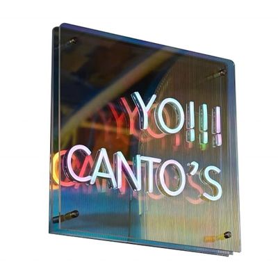 Gepersonaliseerde Acryl 3D LED Letters Mirror Infinity Mirror voor reclameborden
