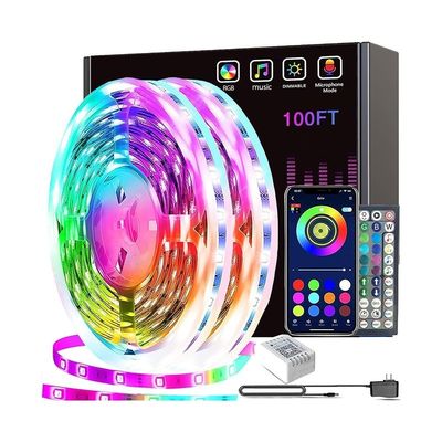 12V 10mmPCB Magic LED Strip 60LEDS/M IC WS2811 5050RGB IP20 50000 Werktijd CRI 80