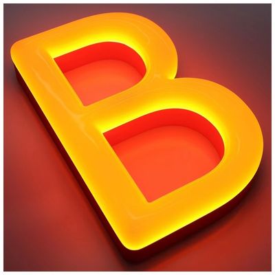 Custom Logo Lichtgevende tekens met roestvrij staal Acryl LED-strookverlichting