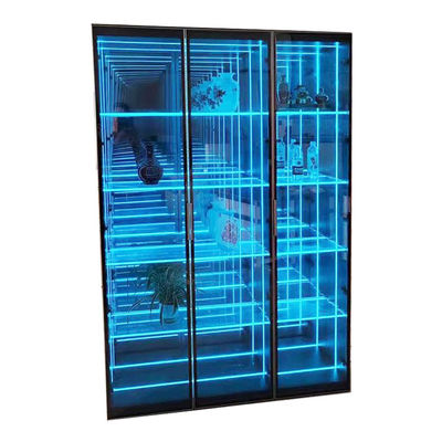 Model Lego Mini Figure Infinity LED Sign Display Case met DC12V/AC110-220V Spanning
