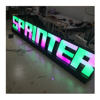 Hoge helderheid LED-licht Op maat gemaakt 3d lichtgevende acryl letter teken voor Outdoor Store