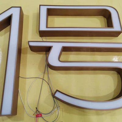 Hoge helderheid LED-licht Op maat gemaakt 3d lichtgevende acryl letter teken voor Outdoor Store