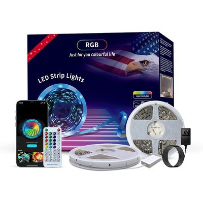 12v Wifi-gecontroleerd flexibel SMD 5050 2835 RGB LED-strooklicht voor vakantieverlichting