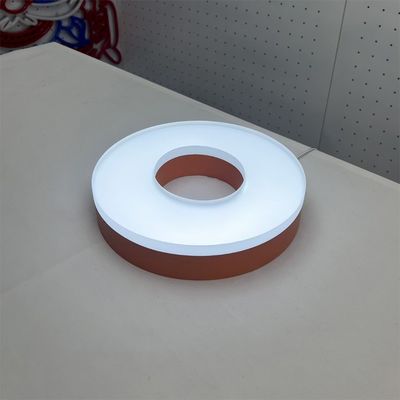 Verkoop Helder Lichtgevende Tekens Plastic LED Sign Channel Letter met aangepaste grootte