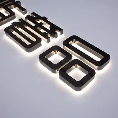Verkoop Helder Lichtgevende Tekens Plastic LED Sign Channel Letter met aangepaste grootte