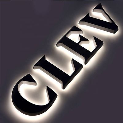 Verkoop Helder Lichtgevende Tekens Plastic LED Sign Channel Letter met aangepaste grootte