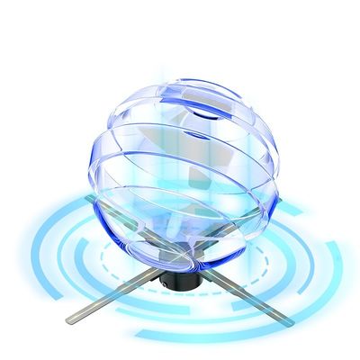 Holografische fan 3D-hologramprojector met contrastverhouding 1.692MM en pixelpitch 5mm