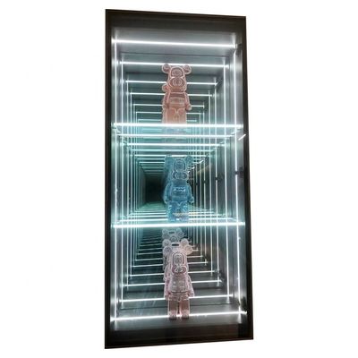 2024 Glasjuwelen 3D Infinity Mirror Display Hoog helderheids LED-licht inbegrepen