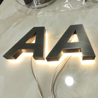 Indoor Outdoor Advertising Display Roestvrij staal Acryl LED Channel Letters Signage