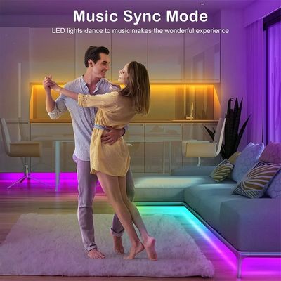 3M Aura BT Mesh Mobile Smart Phone APP Control Dimmable Flexible RGB SMD 5050 150 LED Strip Lights met 40 toetsen Afstandsbediening
