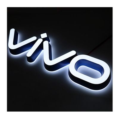 Persoonlijke grootte Frontverlichting en achtergrondverlichting 3D-LED-kanaalbriefborden voor deurreclame