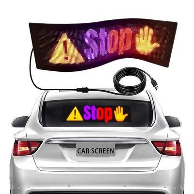 5mm Pixel Pitch Smart App Programmable Car LED Sign voor flexibele reclameboodschappen