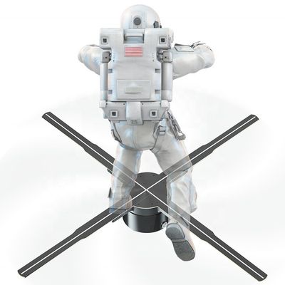 3D-hologramprojector in de cloud met instelbare grootte en splicefunctie