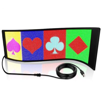 Niveau ≥ 150° Verticaal 170° Zienhoek LED-scherm voor Smart App Programmable Car Light