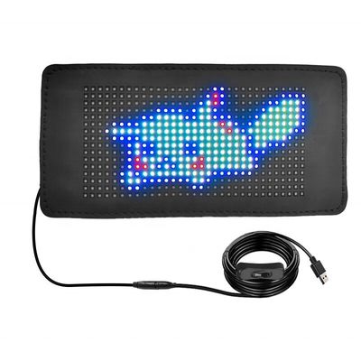 Hoog zichthoek Flexibel LED-lichtdisplaypaneel voor auto-vensterbord Smart APP-besturing