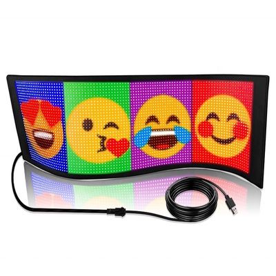 LED scrollende reclame USB winkelbord aangepast tekst GIF borden voor winkel auto bar hotel