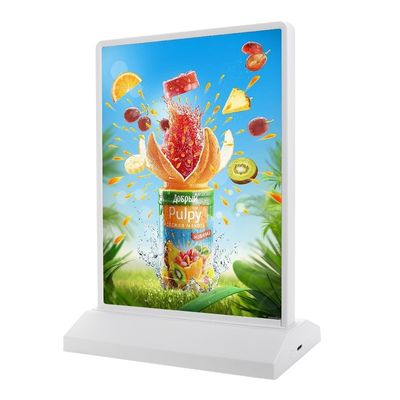 Dubbelzijdige A5-magnetische lichtdoos met oplaadbare batterij en SMD4014 lichtbron