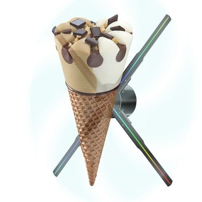 SD-kaart APP Connectiviteit Indoor Hologram Fan voor 4D/5D Holographic Christmas Tree Display