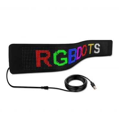 Bluetooth App Controlled LED Display voor kleding en rugzak in flexibel ontwerp