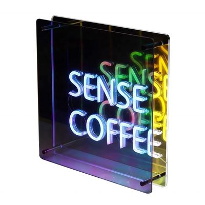 Productlancering Kleurrijke LED Acrylische Infinity Mirror met Mini Luminous Character Light
