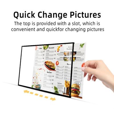 Slim Magnetisch Frame LED Lichtdoos voor Indoor Reclame Film Posters A1 A2 A3 A4 A5