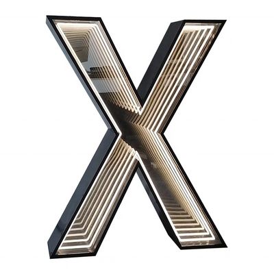 Custom Designs Infinity Mirror Sign 3D LED-billboards voor winkelbillboard decoratie