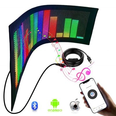 Draagbaar Pixel RGB LED Matrix Panel Digitaal bericht scherm voor flexibele reclame
