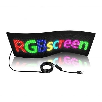 Bluetooth App Controlled Flexible LED Display voor geanimeerde programmeerbare taxisignalen
