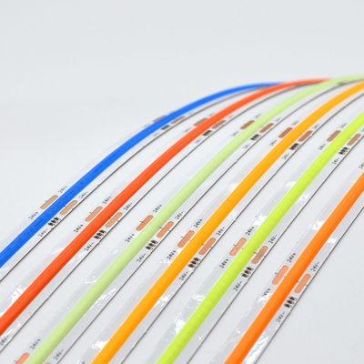 RGBCW RGBW RGB COB Silicone Adreserbare LED Strip Licht Cob Strips voor lichte snaren