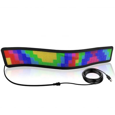 Indoor Matrix Pixel Panel Car Rear Window LED Display Screen met USB-invoerinterface