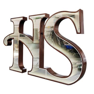 Custom Neon Lights LED Letters Signs Infinity Mirror Light Box voor reclame binnen