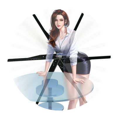 3D-hologramscherm met buitenreclame en 10 ms reactietijd Holografische ventilatoren