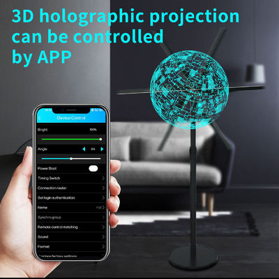 3D-hologramscherm met buitenreclame en 10 ms reactietijd Holografische ventilatoren