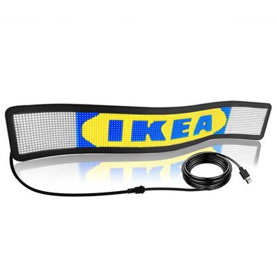 ODM Draagbaar RGB LED-matrixpaneel voor flexibel schuifbericht in auto en voertuig