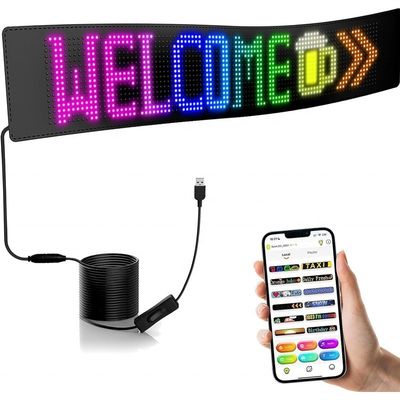16*64dots/16*96dots Programmable LED Car Display Screen met RGB matrix en IP66 rating