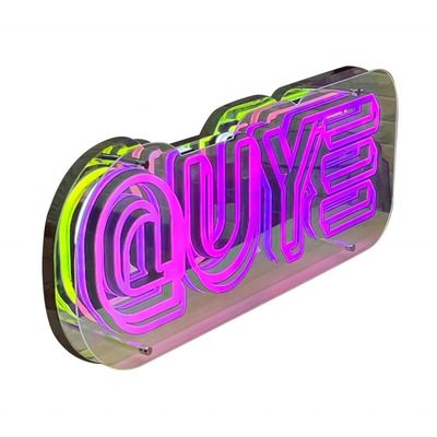DC 12V aangepaste neon letters Infinity Mirror Logo Verlichte borden 3D Light Box