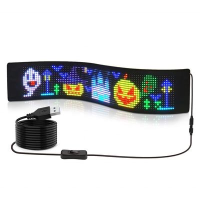 16*96dots LED-schermpaneel voor winkel- en auto-advertenties RGB-kleurige zachte displaysnip