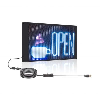 Kleurrijke met sensoren geactiveerde auto-glow-LED-stickers met flexibel display en APP-besturing