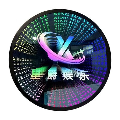 Custom Designs Infinity Mirror Logo Rgb Neon Sign Light Boxes voor reclame binnen