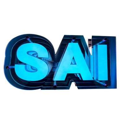 Custom Designs Infinity Mirror Logo Rgb Neon Sign Light Boxes voor reclame binnen