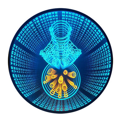 Gepersonaliseerd Infinity Mirror Effect Neon Borden Letters Light Box met kleurrijk 3D-effect