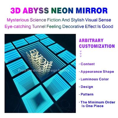 Lichtbron Neno Lichten Holografische ventilator Afstandsbediening 3D Abyss Mirror 2024 Bestseller