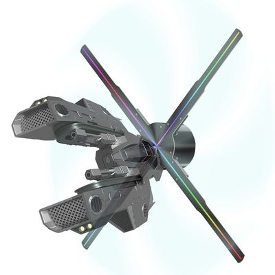 10ms Reactietijd LED-hologramprojector voor binnenshuis 3D-hologramventilatoren Beschermende hoes