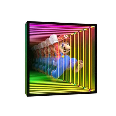 Reclame in het binnenkantoor makkelijk gemaakt met 3D-hologram-fan-LED-spiegeltechnologie