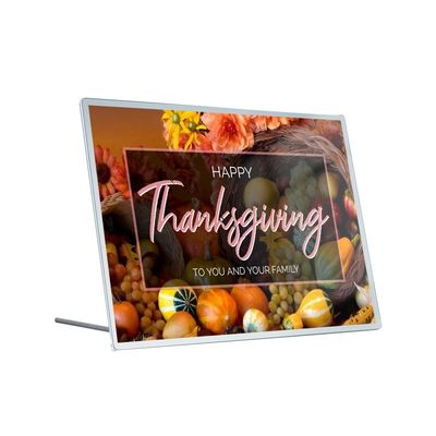 9 mm dikke aluminium frame ultra slim lichtdoos voor fastfood reclameposters
