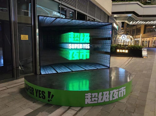3D LED Hologram Fan Abyss Mirror Billboard Het ultieme advertentie-instrument