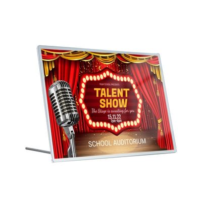 Aluminium frame Slim LED lichtdoos voor A1 A2 A3 A4 A5 Indoor Reclame tafel display