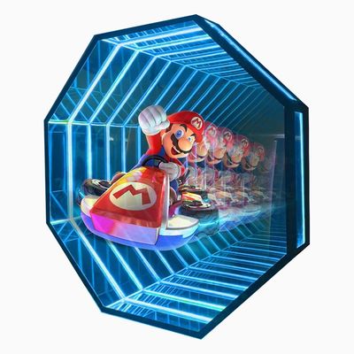 50 C Temperatuurbestendige 3D LED-ventilator Infinity Mirror Light Box voor elke omgeving