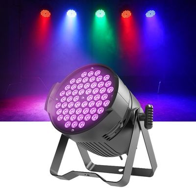 Spotlights Private Model 54x3w Rgbw Led Dmx Wash 3in1 Par Licht voor podiumvoorstellingen